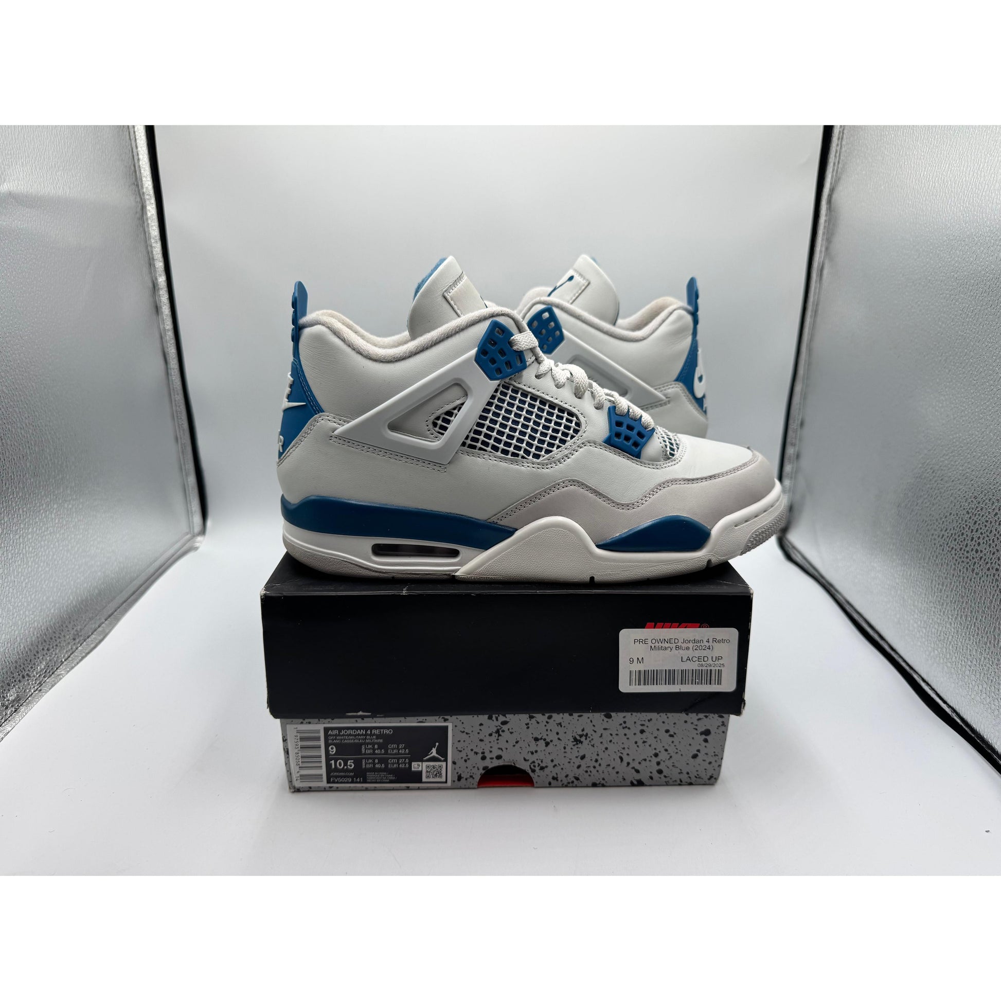 PRE OWNED Jordan 4 Retro Military Blue (2024)