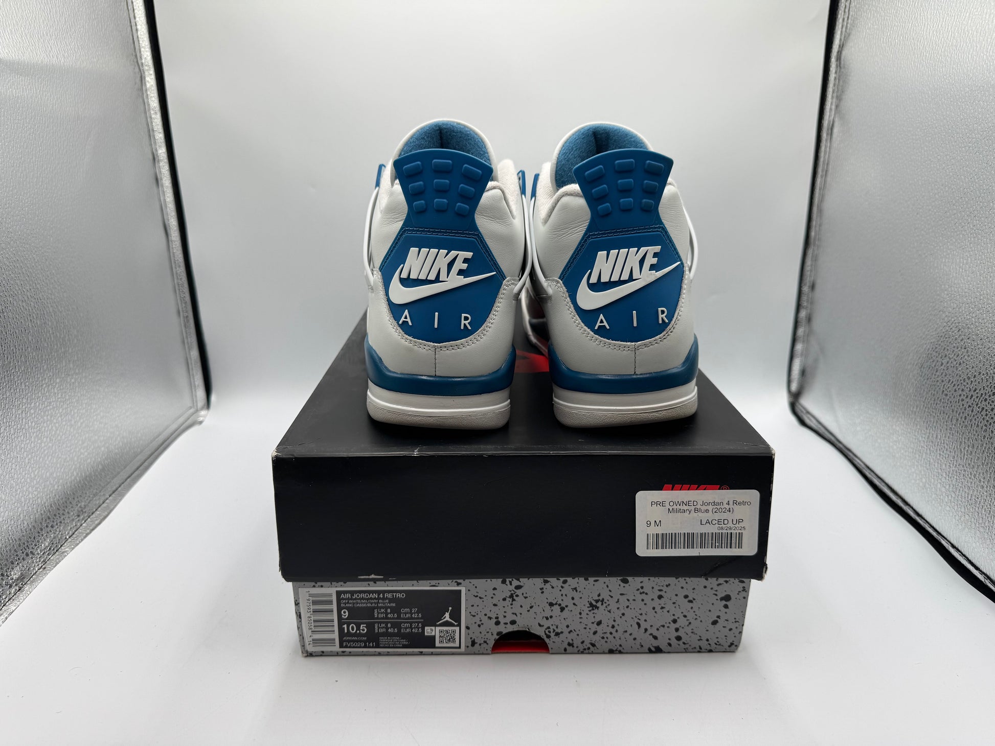 PRE OWNED Jordan 4 Retro Military Blue (2024)