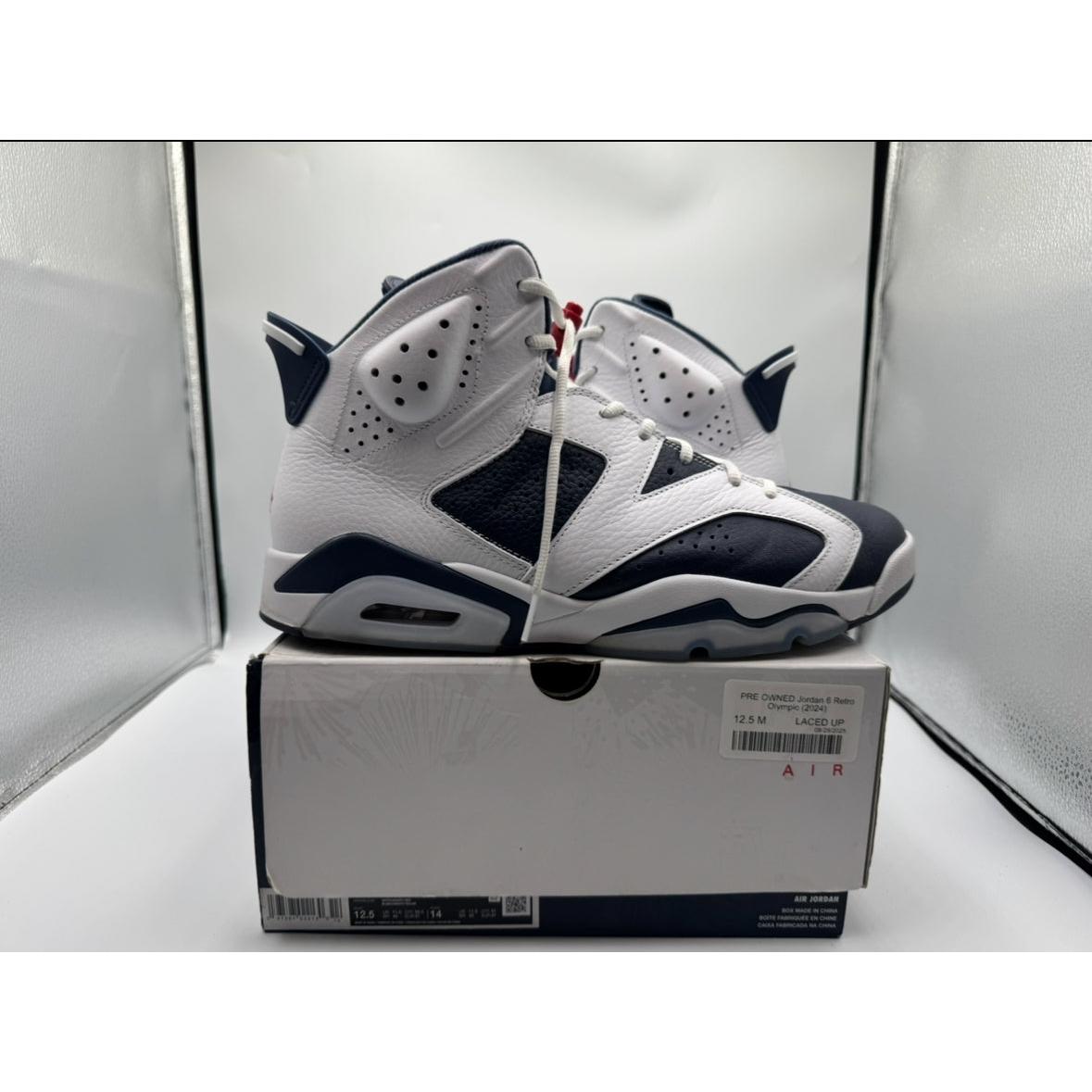 PRE OWNED Jordan 6 Retro Olympic (2024)