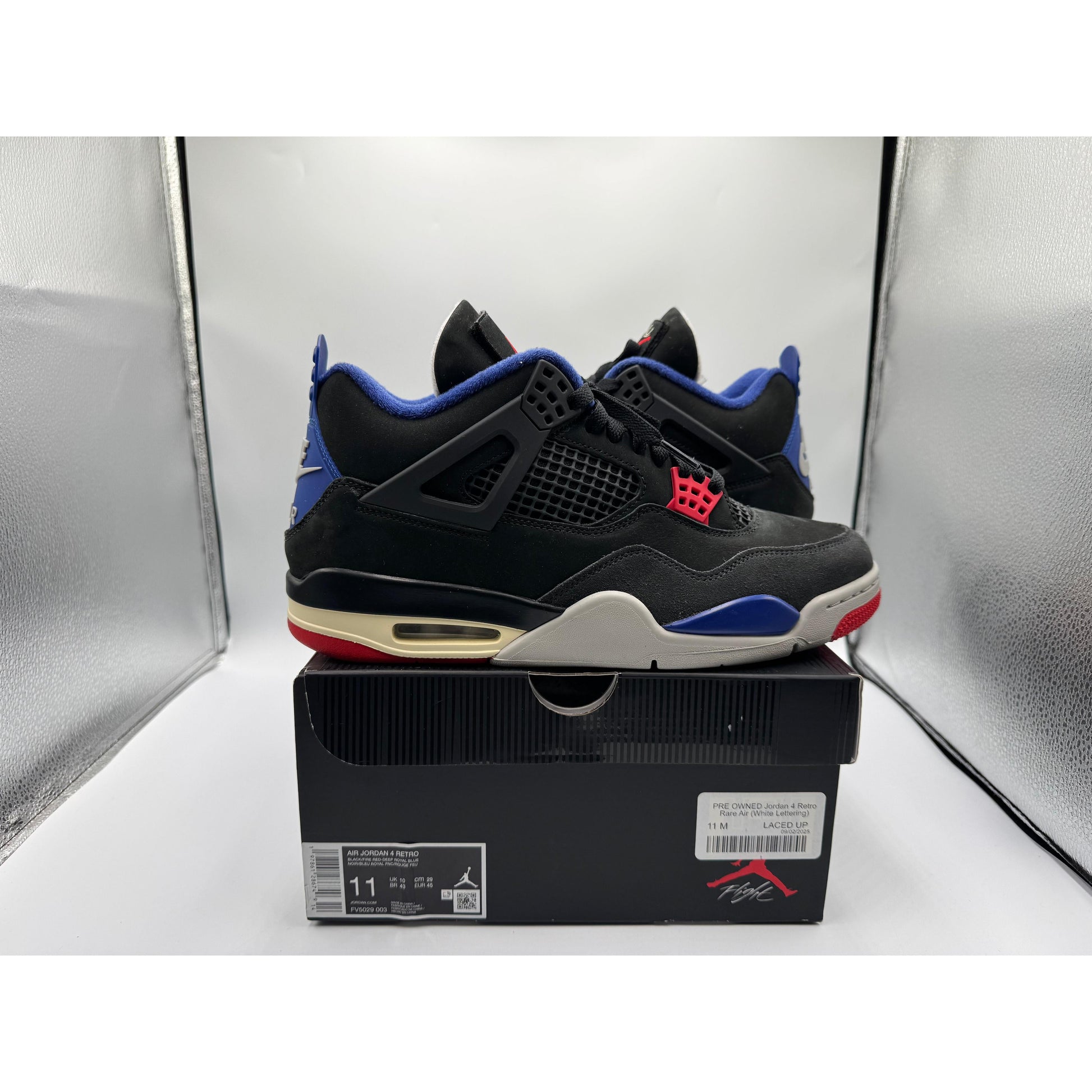 PRE OWNED Jordan 4 Retro Rare Air (White Lettering)