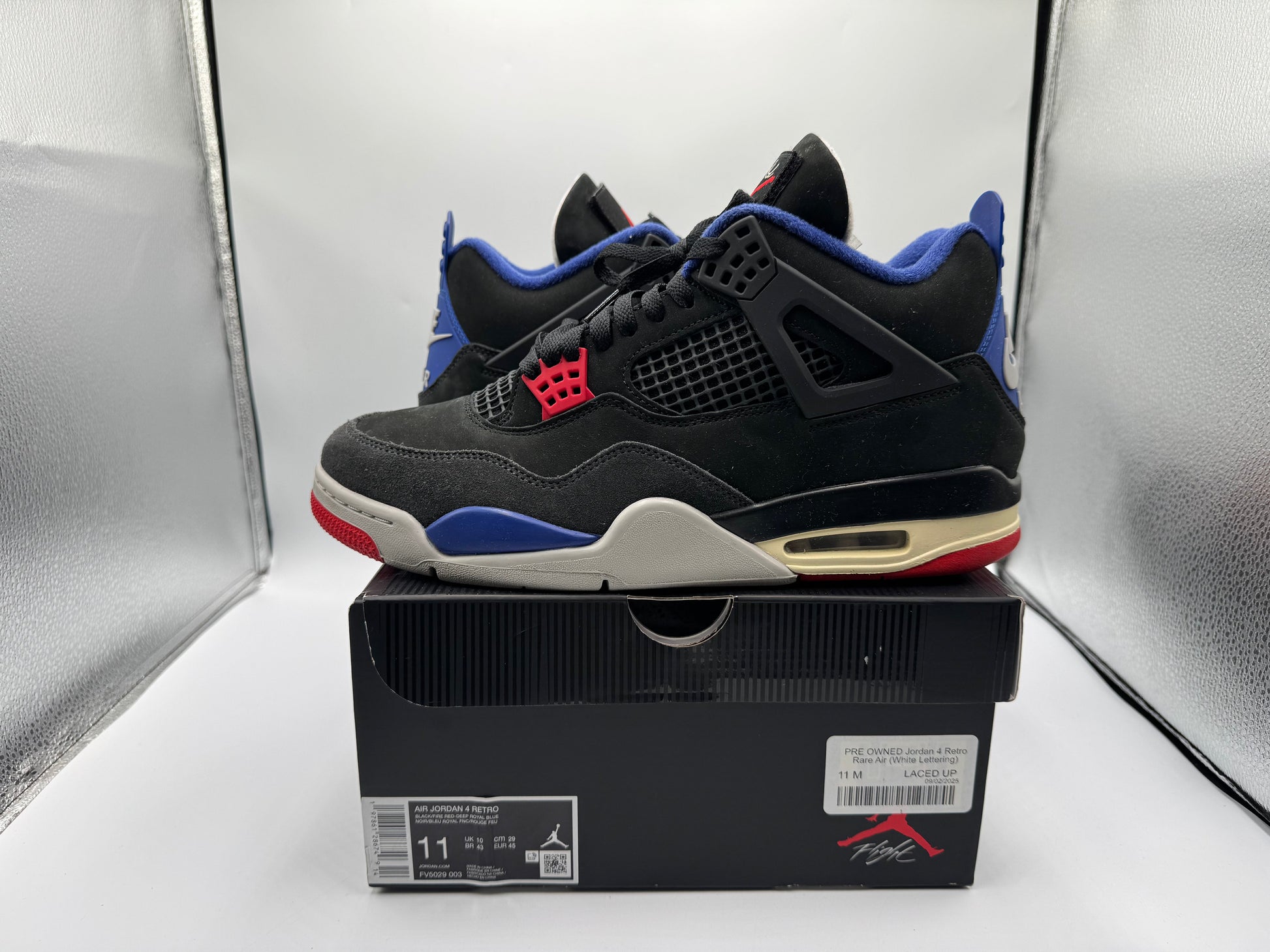 PRE OWNED Jordan 4 Retro Rare Air (White Lettering)