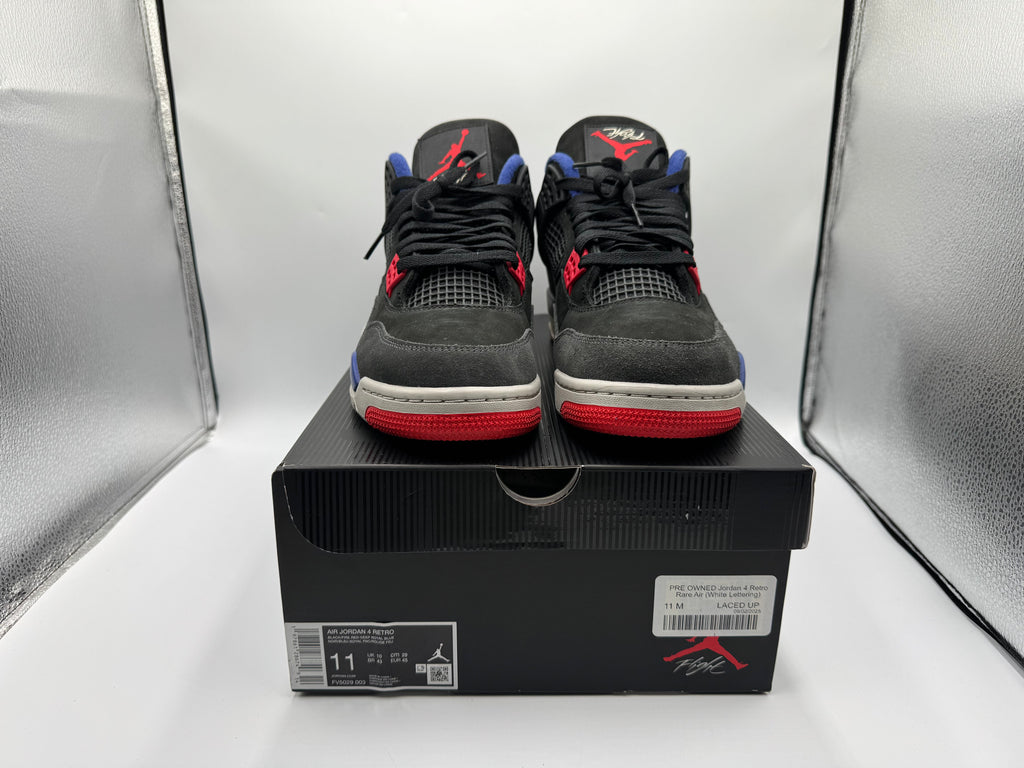 PRE OWNED Jordan 4 Retro Rare Air (White Lettering)