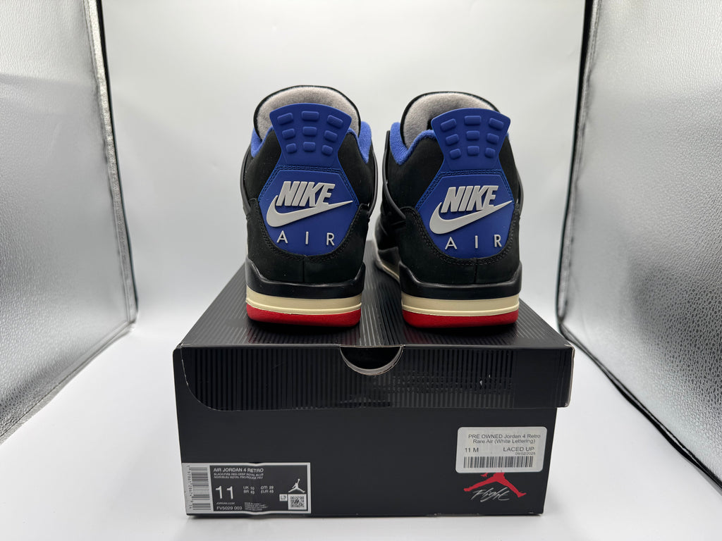 PRE OWNED Jordan 4 Retro Rare Air (White Lettering)