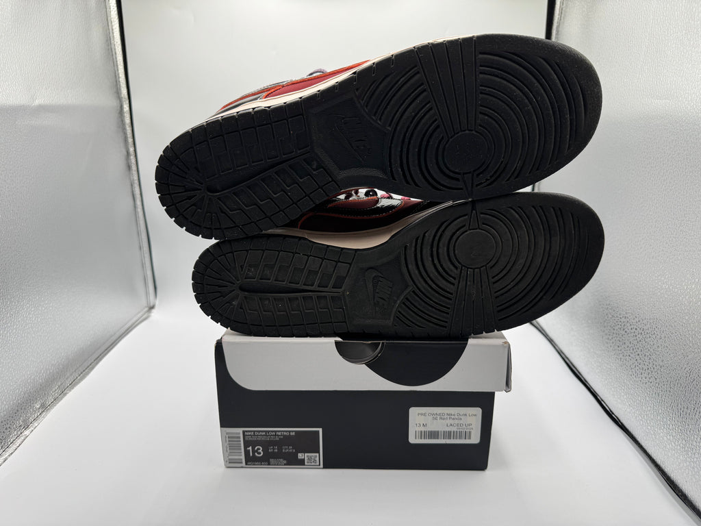 PRE OWNED Nike Dunk Low SE Red Panda