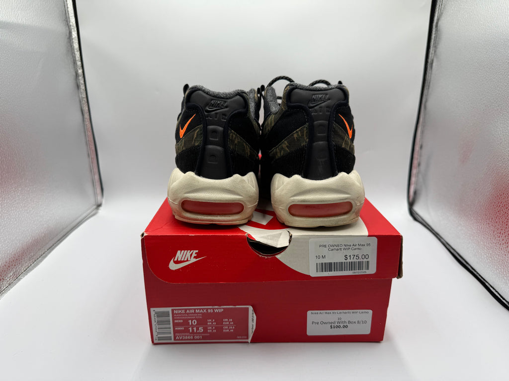 PRE OWNED Nike Air Max 95 Carhartt WIP Camo