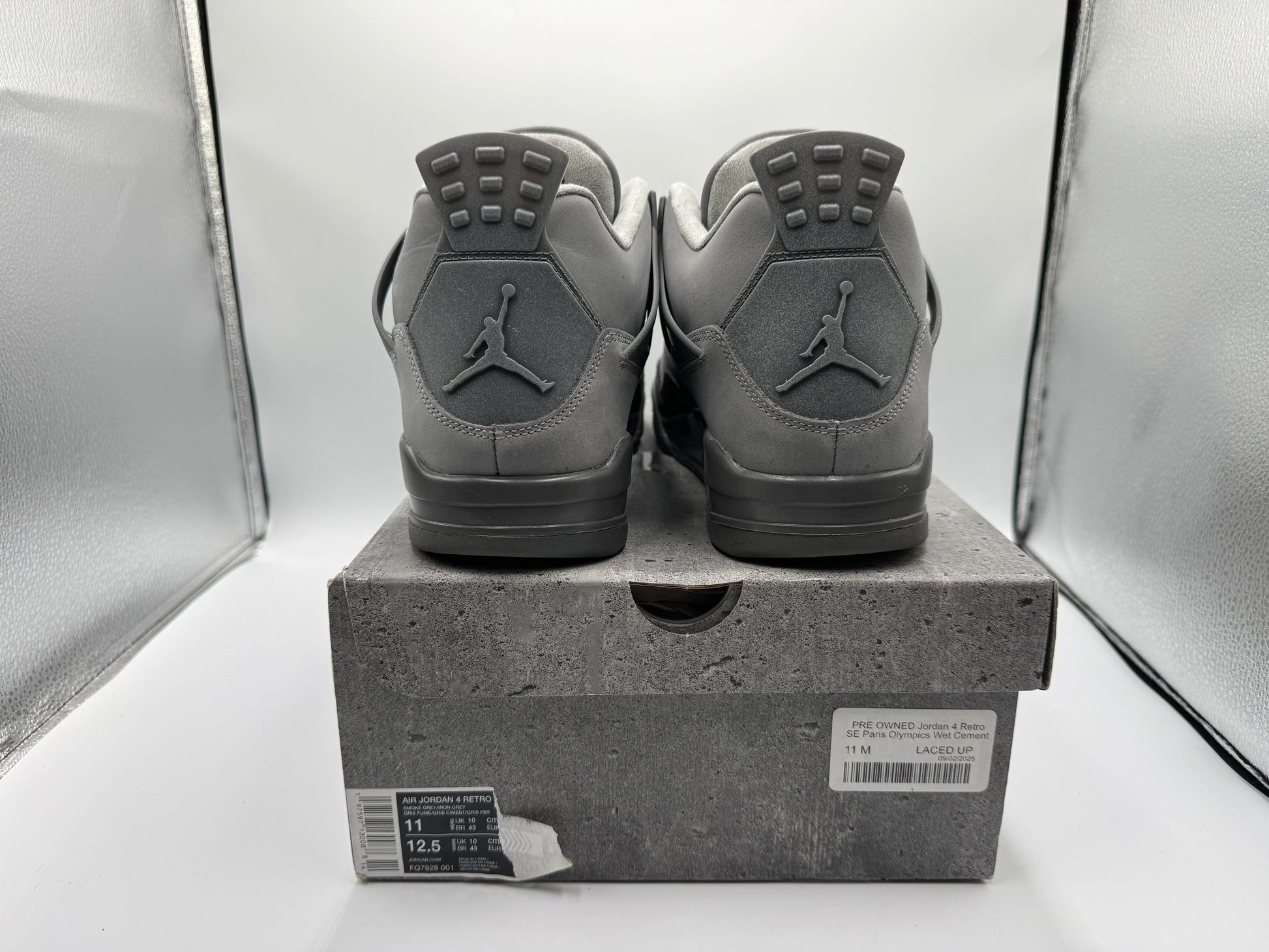 PRE OWNED Jordan 4 Retro SE Paris Olympics Wet Cement