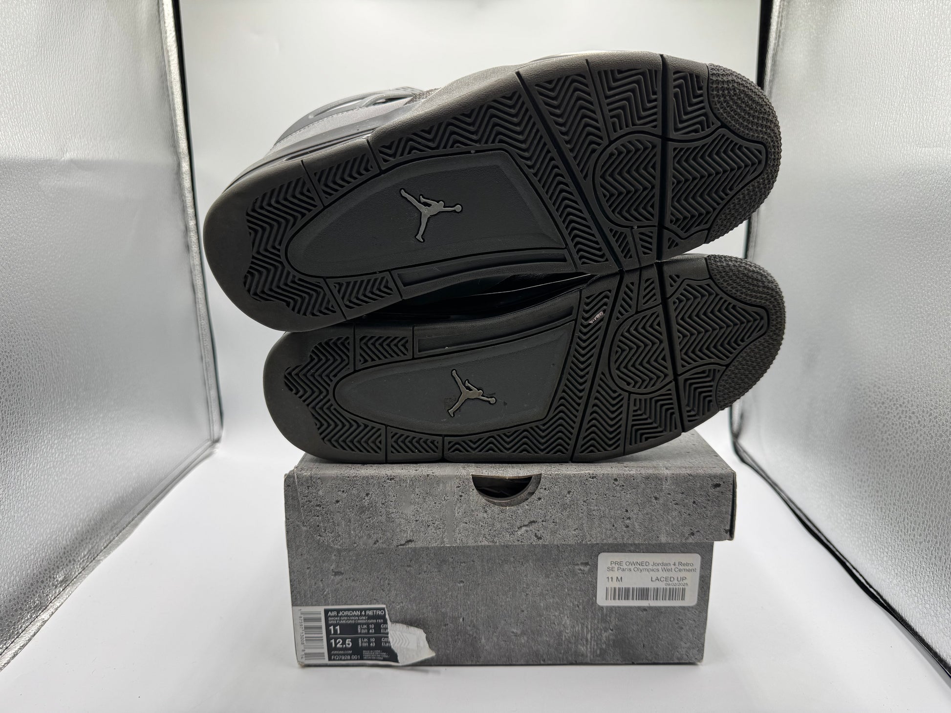 PRE OWNED Jordan 4 Retro SE Paris Olympics Wet Cement