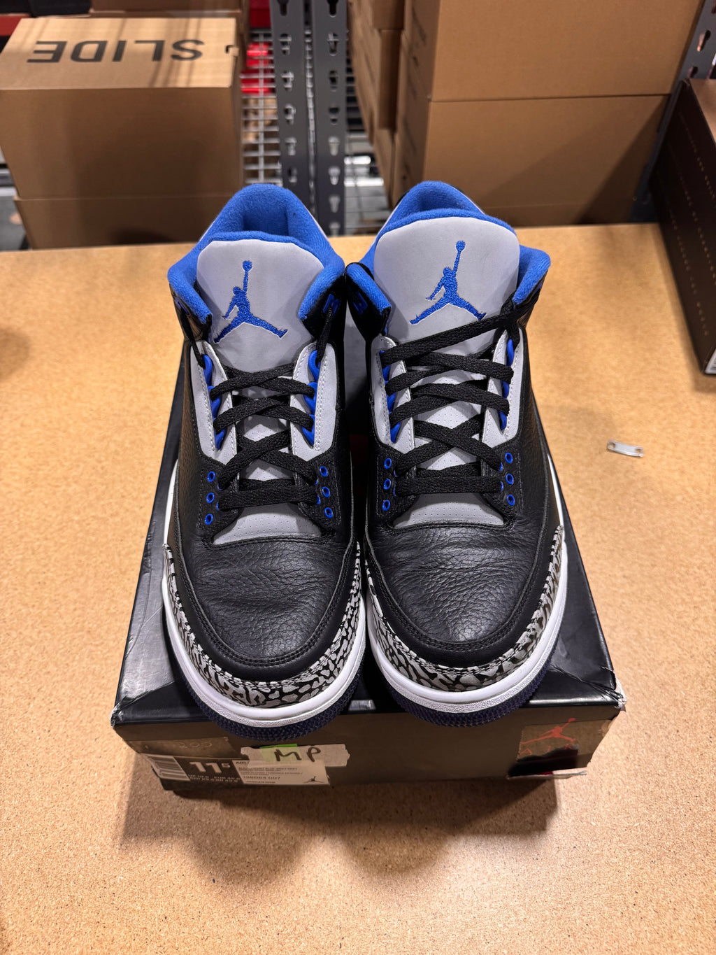 PRE OWNED  Air Jordan 3 Retro "Sport Blue"