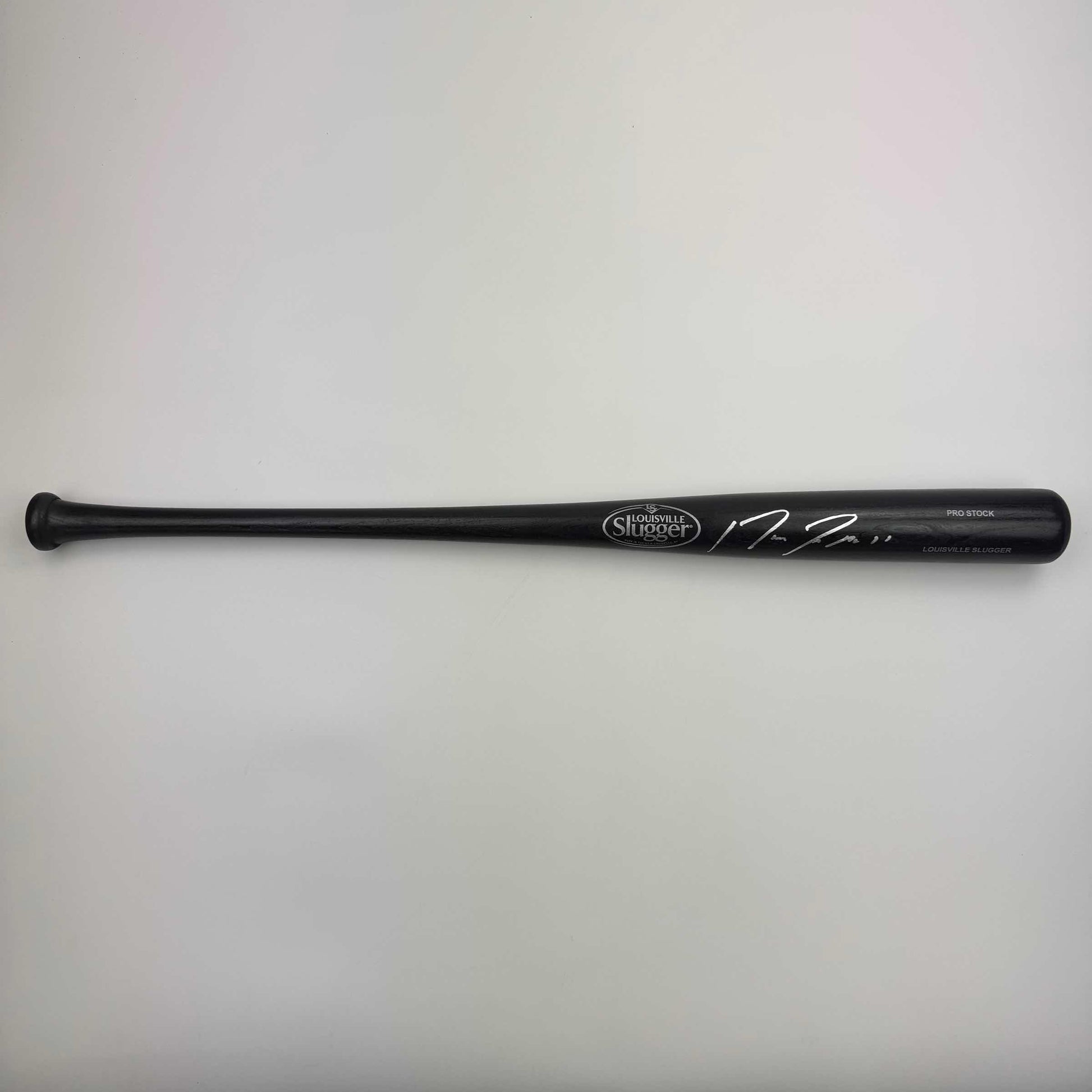 Autographed/Signed Jose Ramirez Black Louisville Slugger Baseball Bat JSA COA