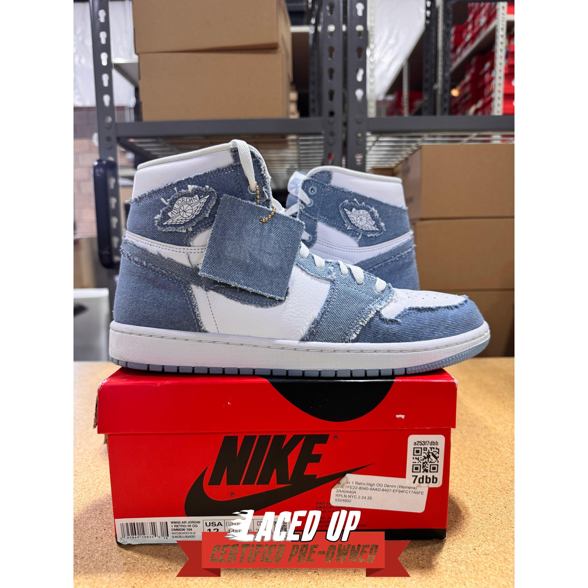 PRE OWNED Jordan 1 High OG Denim (Women's) VNDS