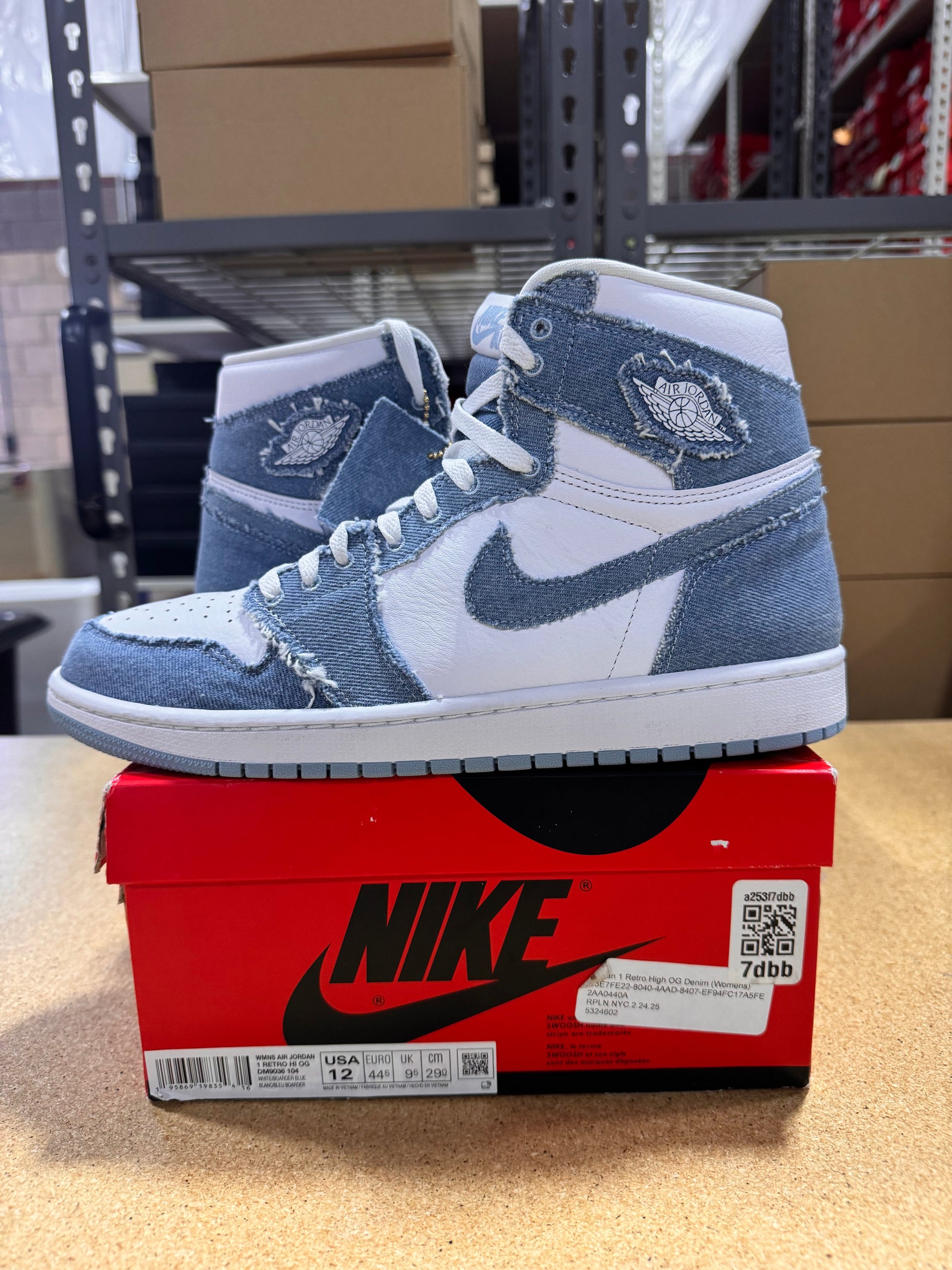 PRE OWNED Jordan 1 High OG Denim (Women's) VNDS