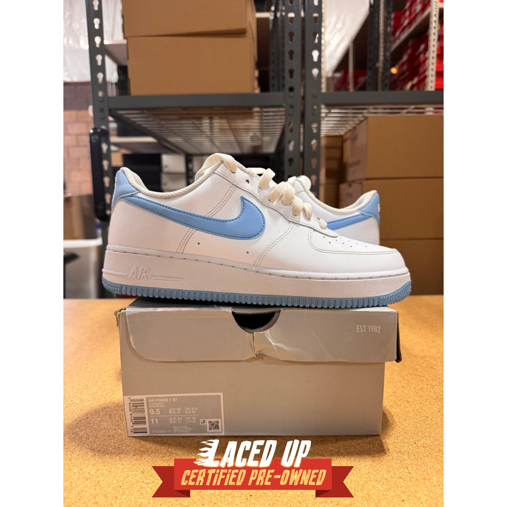 PRE OWNED Air Force White/Baby Blue