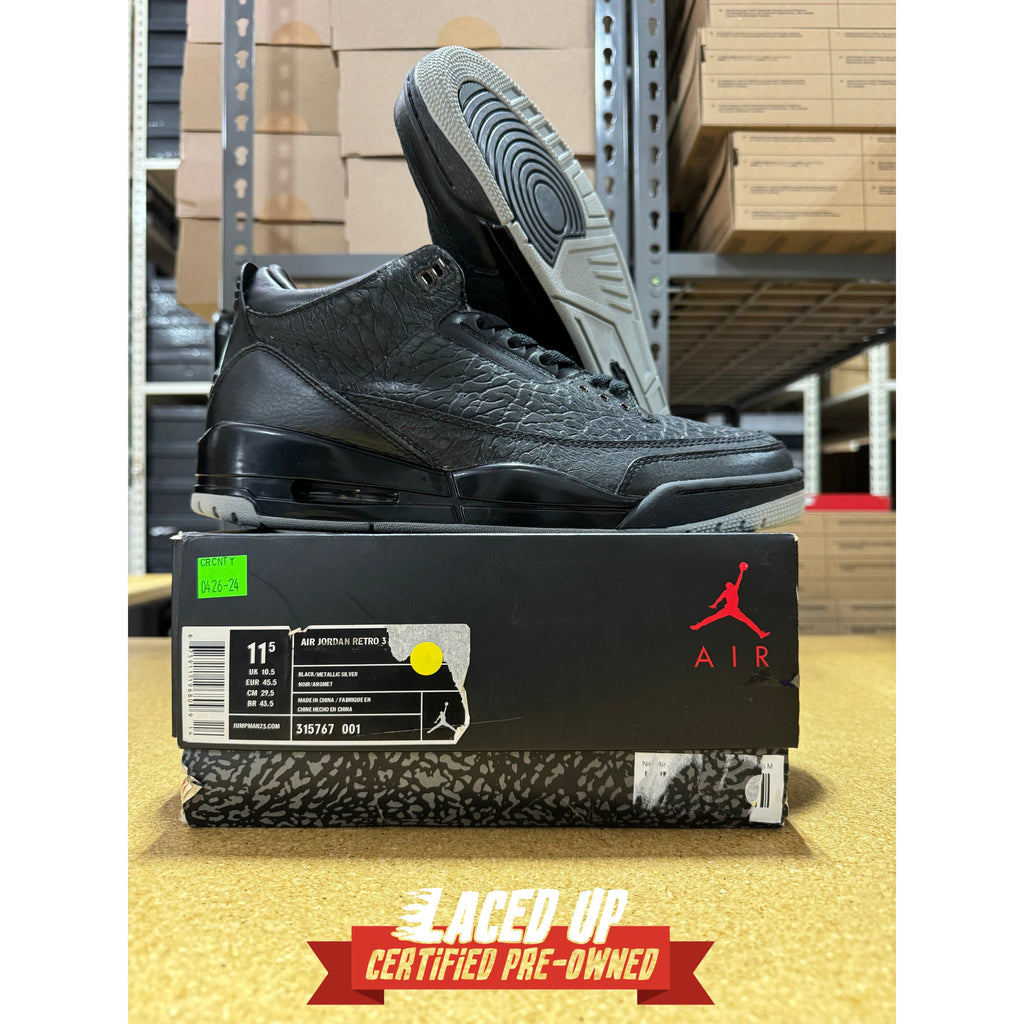 DEADSTOCK *Conditional* Air Jordan Retro 3 "Black Flip"