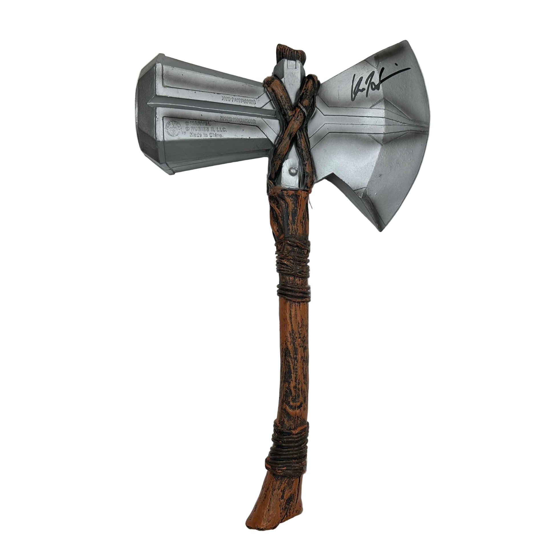 Autographed/Signed Chris Hemsworth Thor Stormbreaker 18" Axe Marvel Avengers Infinity War End Game Replica Movie Prop Beckett BAS COA