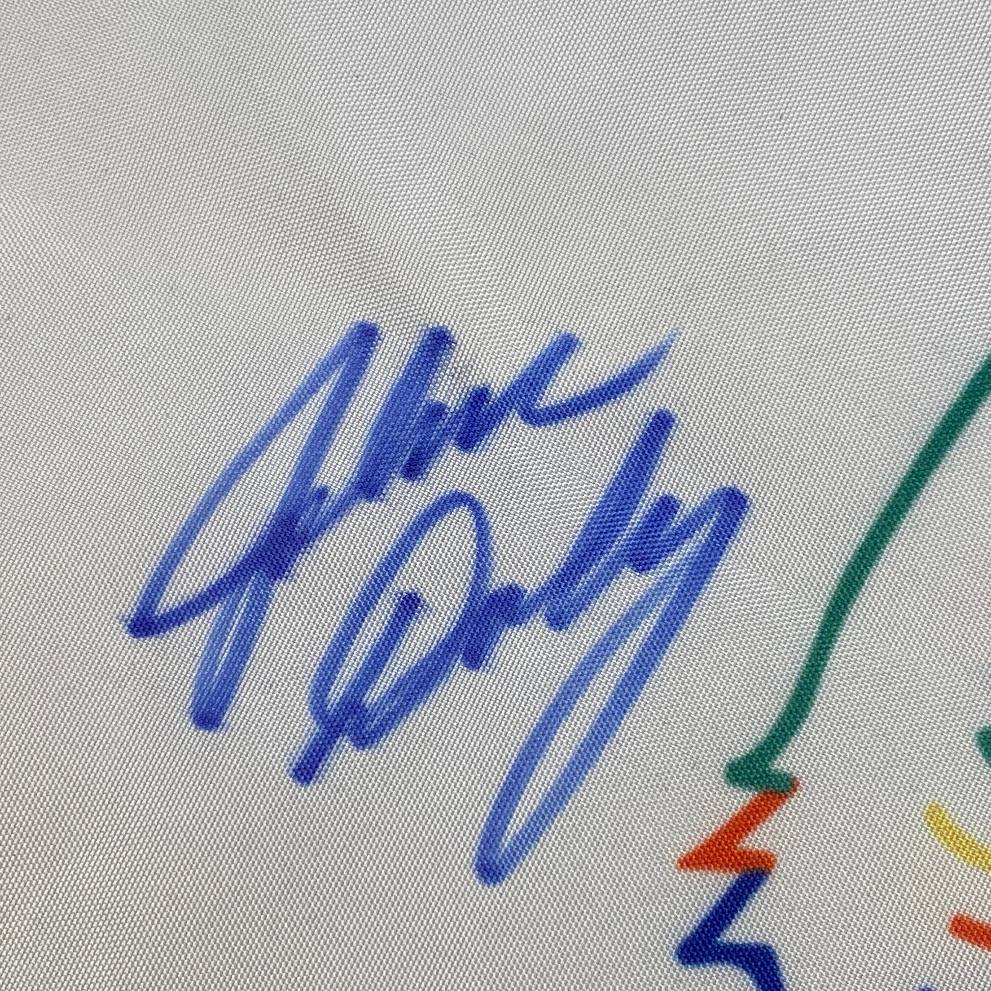 Autographed/Signed John Daly White PGA Championship Golf Flag/Pin JSA COA Auto