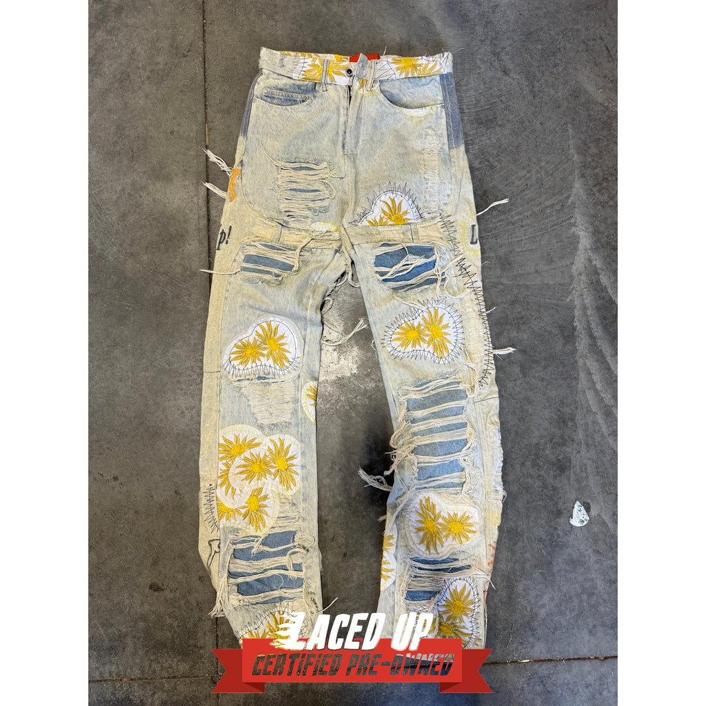 PRE OWNED CLOTHING WHO DECIDES WAR BY EV BRAVADO Hidji Signature Denim