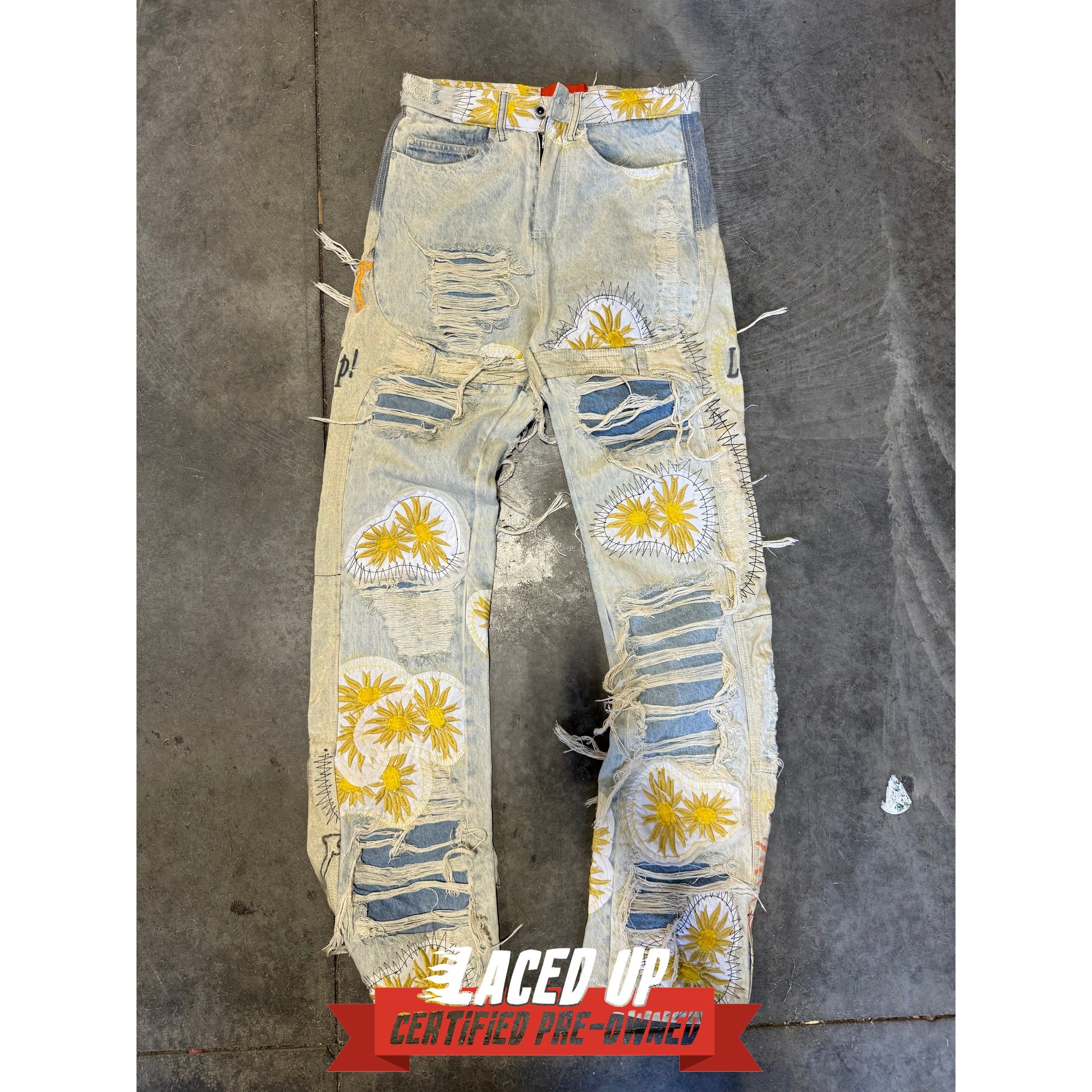 PRE OWNED CLOTHING WHO DECIDES WAR BY EV BRAVADO Hidji Signature Denim