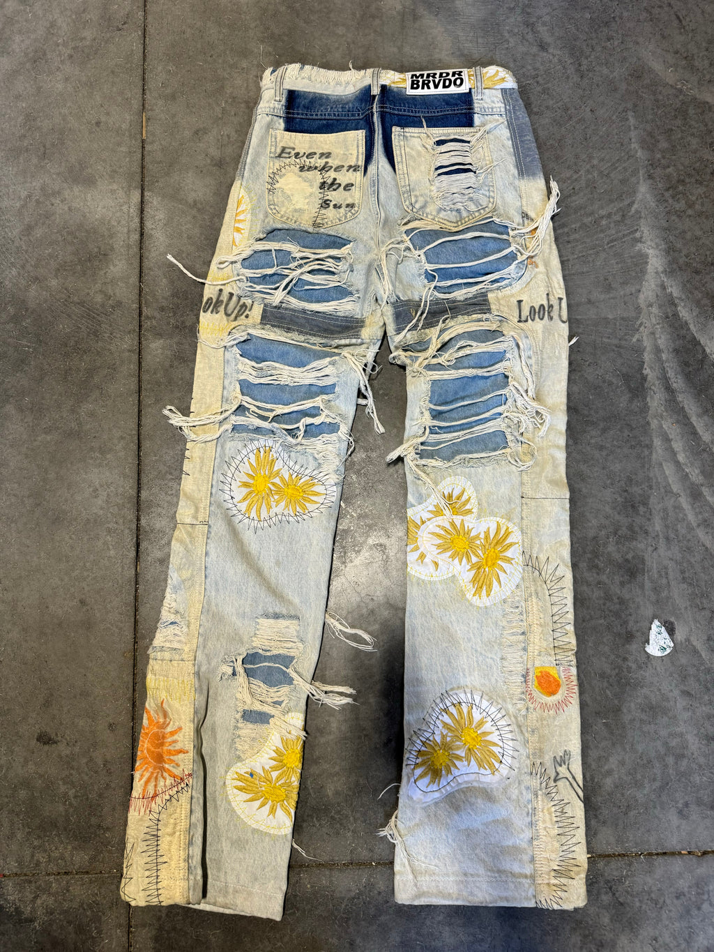 PRE OWNED CLOTHING WHO DECIDES WAR BY EV BRAVADO Hidji Signature Denim