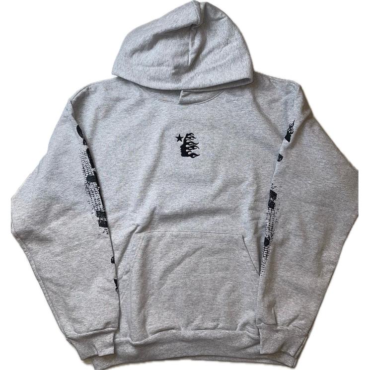 Hellstar Overseas Exclusive Hoodie Grey/Black
