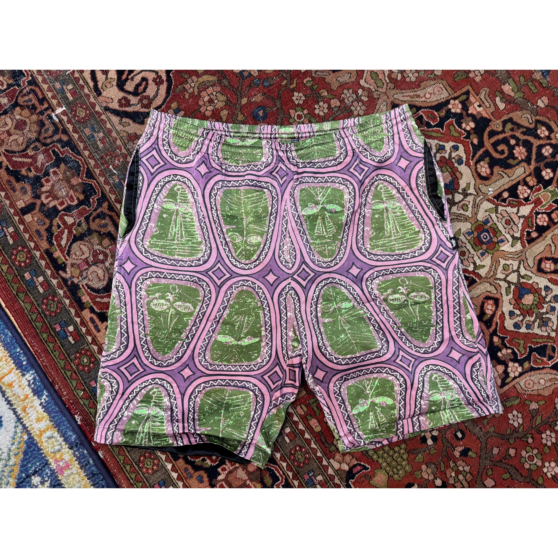 PRE OWNED Stussy Mask Shorts