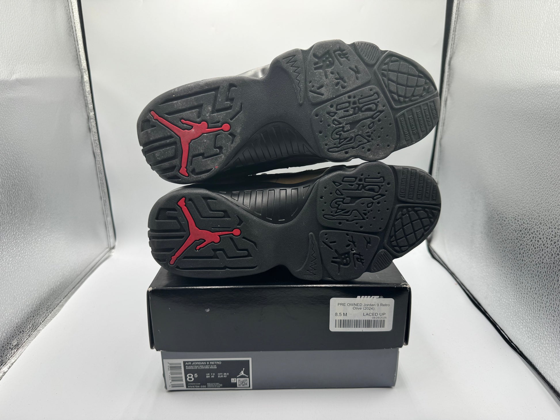 PRE OWNED Jordan 9 Retro Olive (2024)