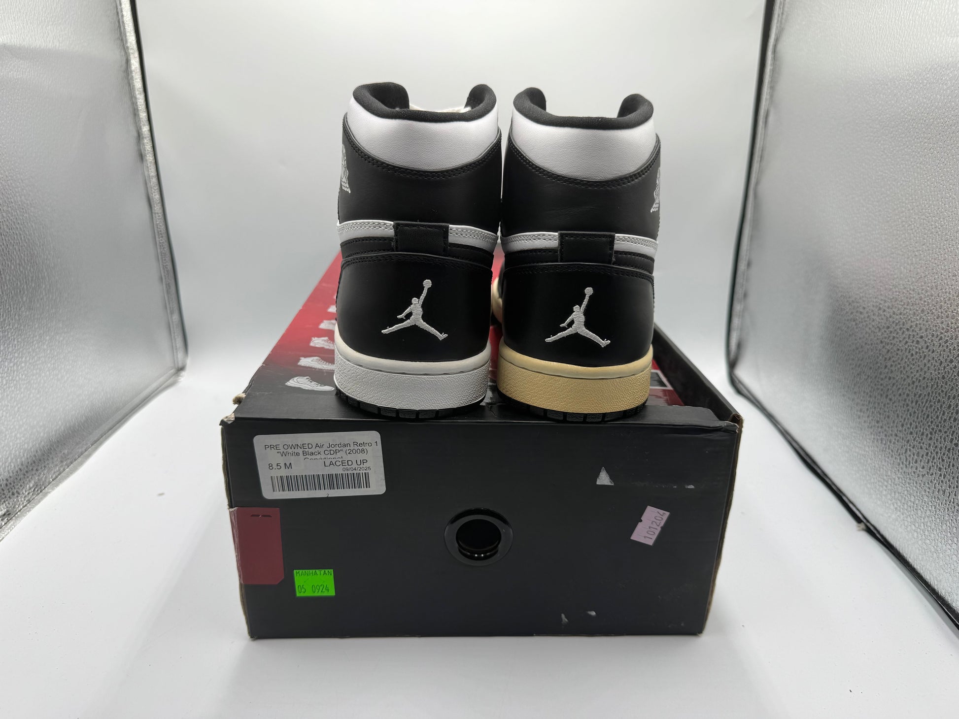 PRE OWNED Air Jordan Retro 1 "White Black CDP" (2008) Conditional