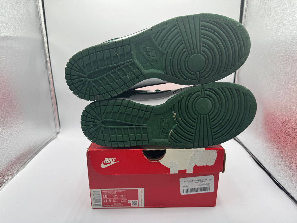 PRE OWNED Nike Dunk Low Michigan State