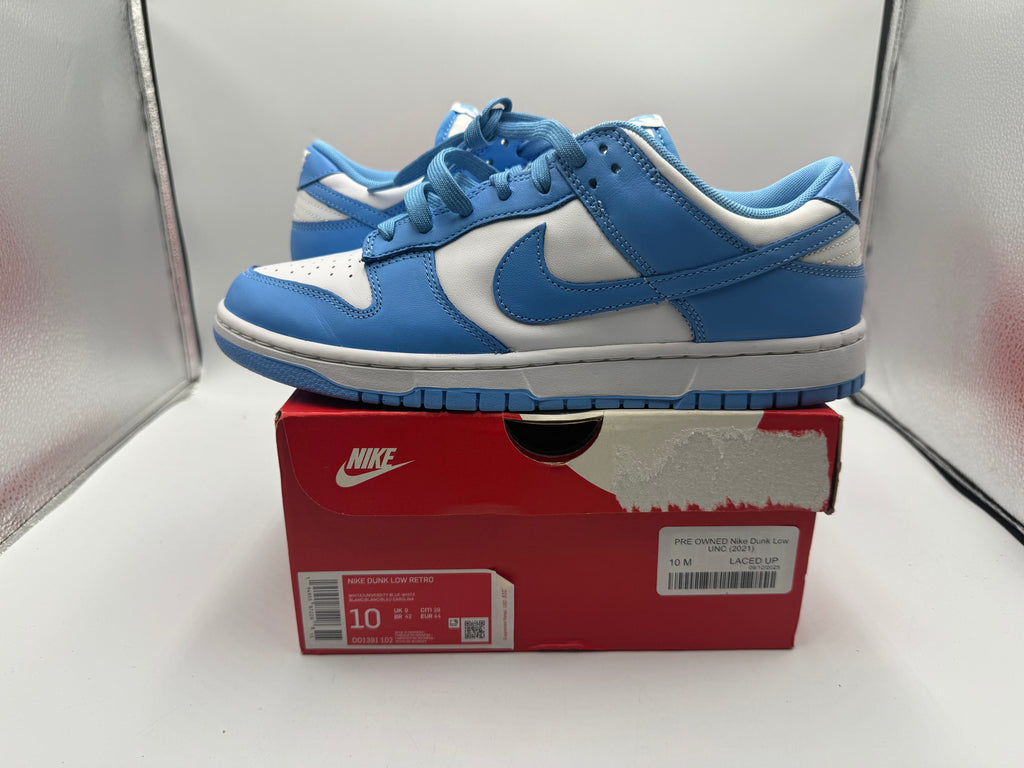 PRE OWNED Nike Dunk Low UNC (2021)