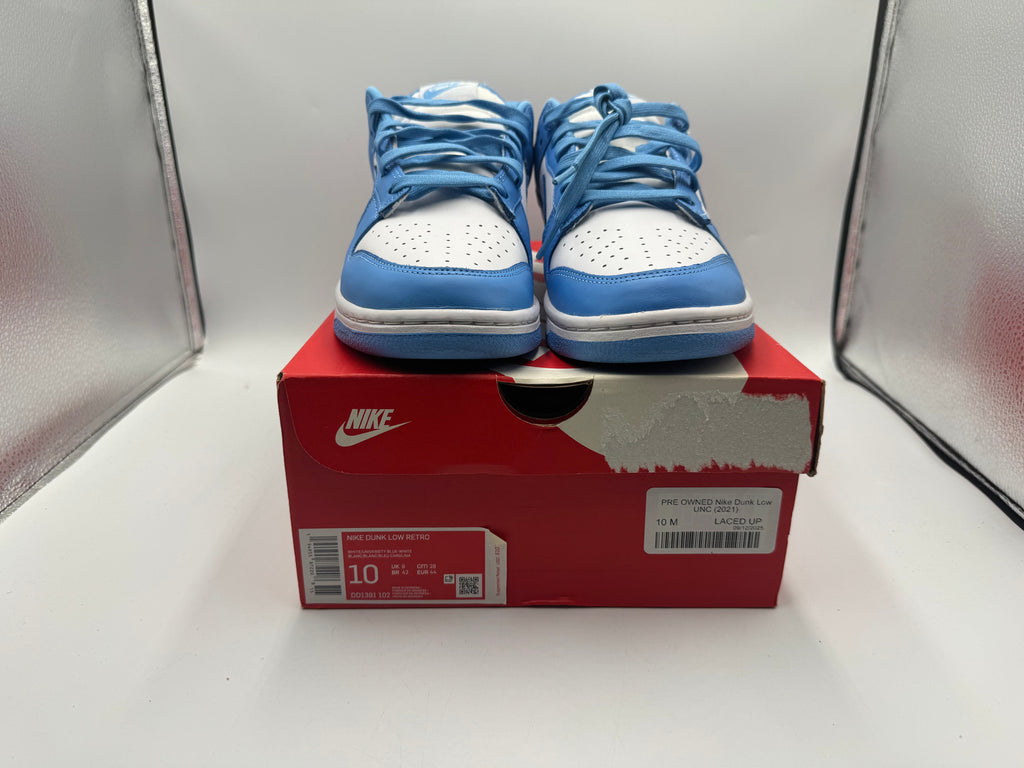 PRE OWNED Nike Dunk Low UNC (2021)