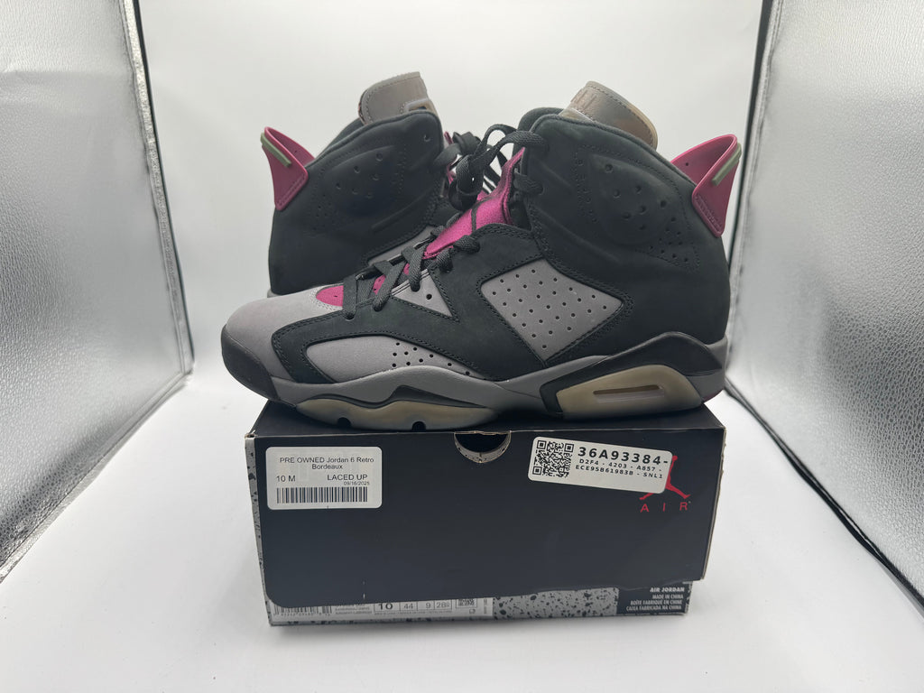 PRE OWNED Jordan 6 Retro Bordeaux