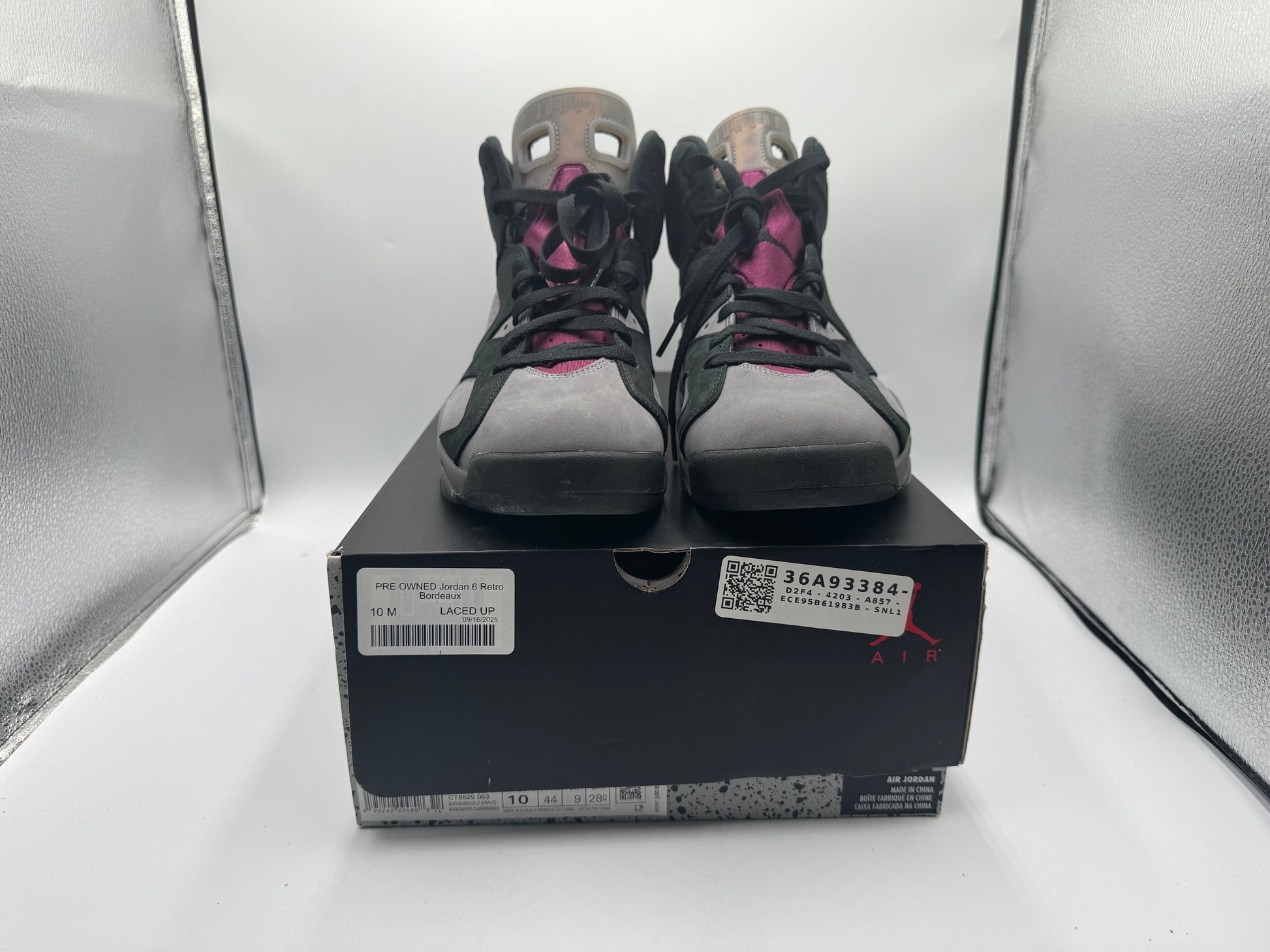 PRE OWNED Jordan 6 Retro Bordeaux
