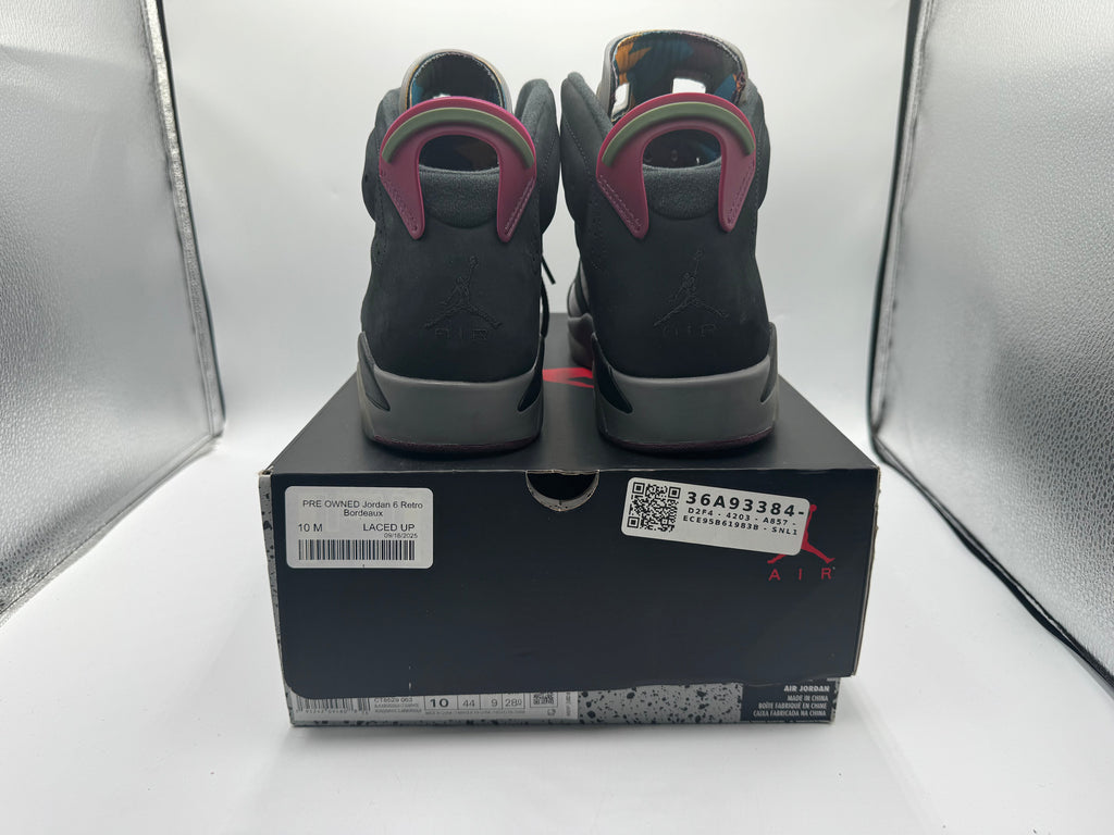 PRE OWNED Jordan 6 Retro Bordeaux