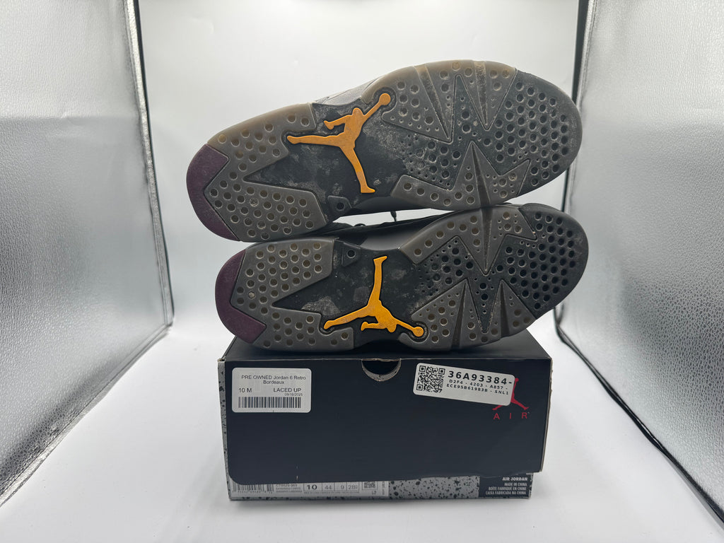 PRE OWNED Jordan 6 Retro Bordeaux