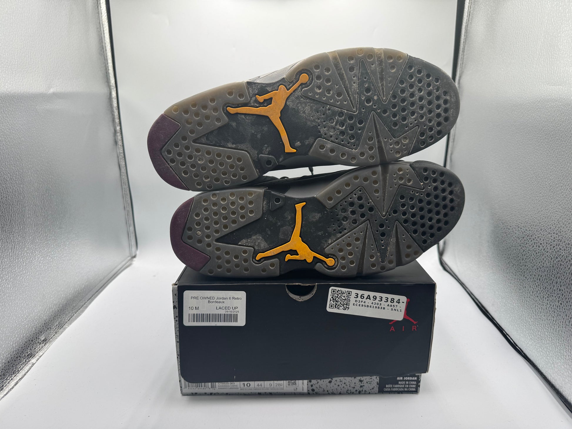 PRE OWNED Jordan 6 Retro Bordeaux