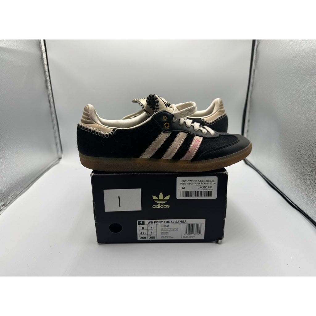 PRE OWNED Adidas Samba Pony Tonal Wales Bonner Core Black