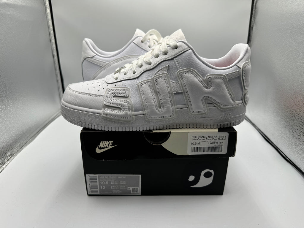 PRE OWNED Nike Air Force 1 Low Cactus Plant Flea Market White (2024)