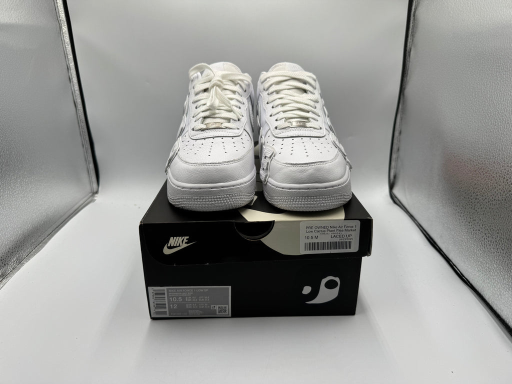 PRE OWNED Nike Air Force 1 Low Cactus Plant Flea Market White (2024)
