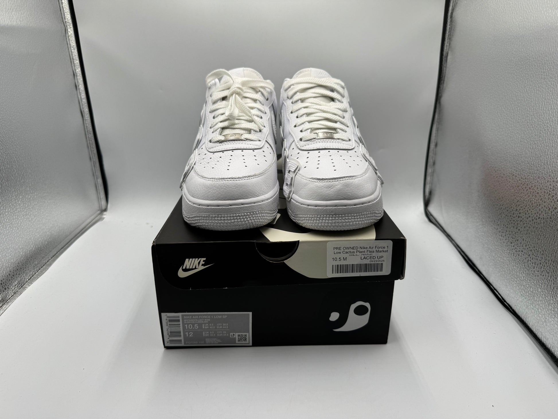 PRE OWNED Nike Air Force 1 Low Cactus Plant Flea Market White (2024)