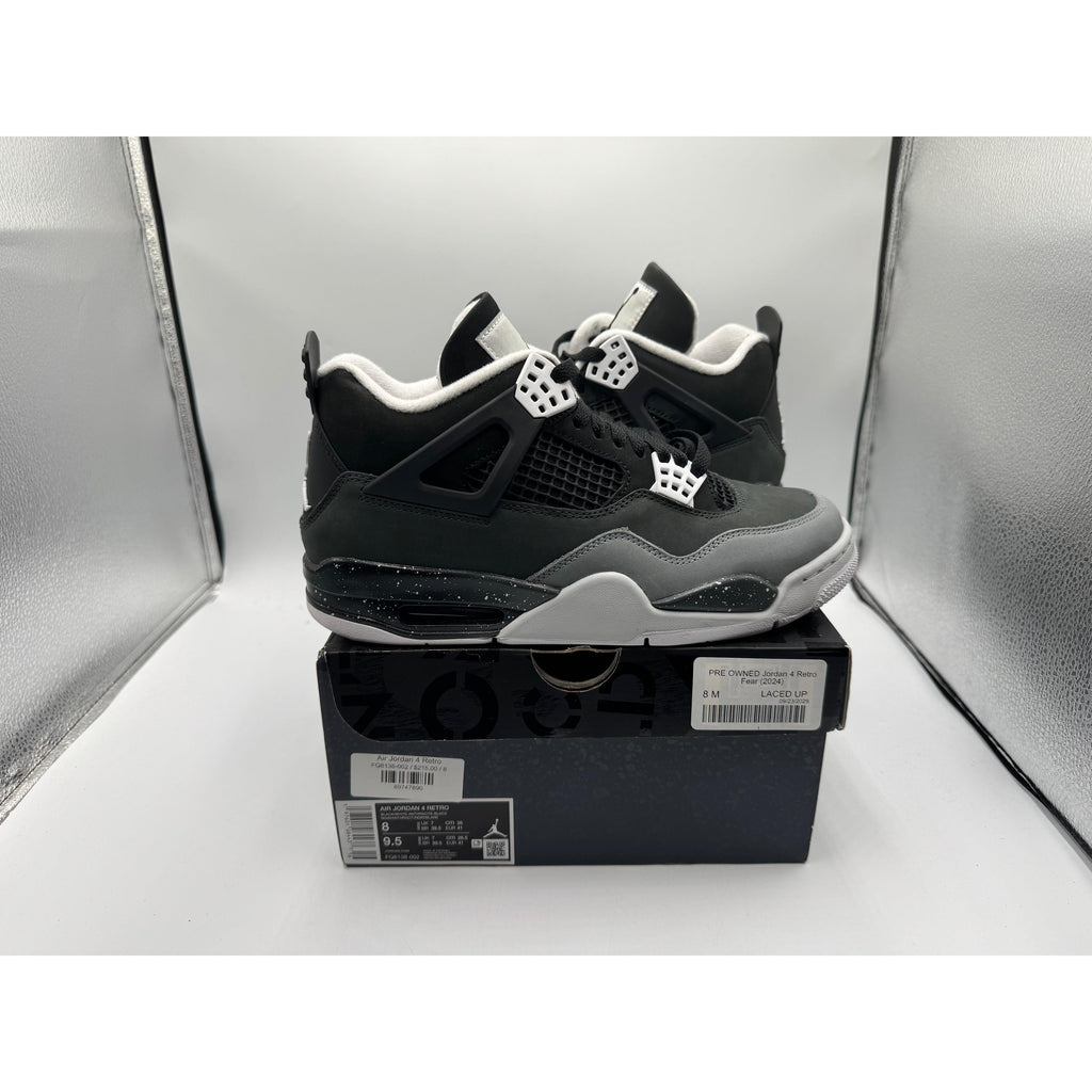 PRE OWNED Jordan 4 Retro Fear (2024)