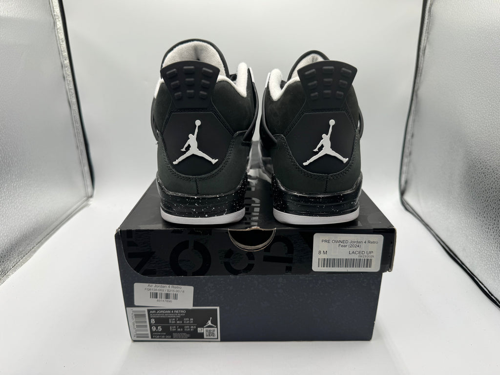 PRE OWNED Jordan 4 Retro Fear (2024)