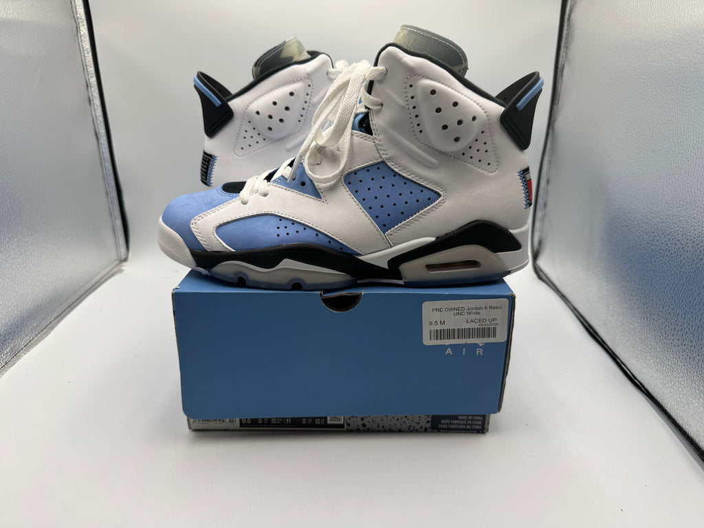 PRE OWNED Jordan 6 Retro UNC White