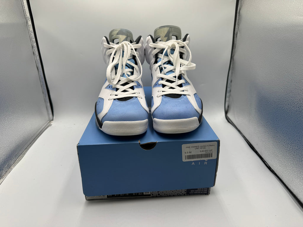 PRE OWNED Jordan 6 Retro UNC White