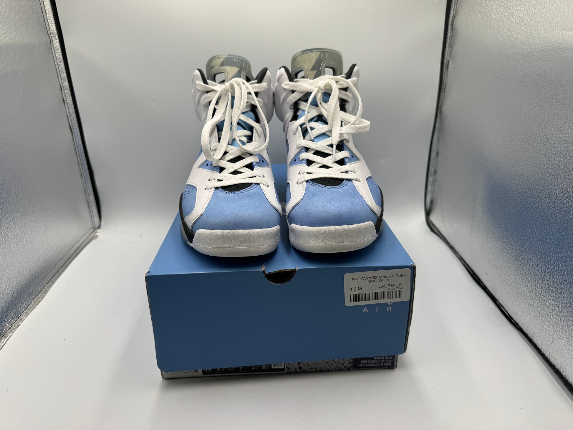 PRE OWNED Jordan 6 Retro UNC White