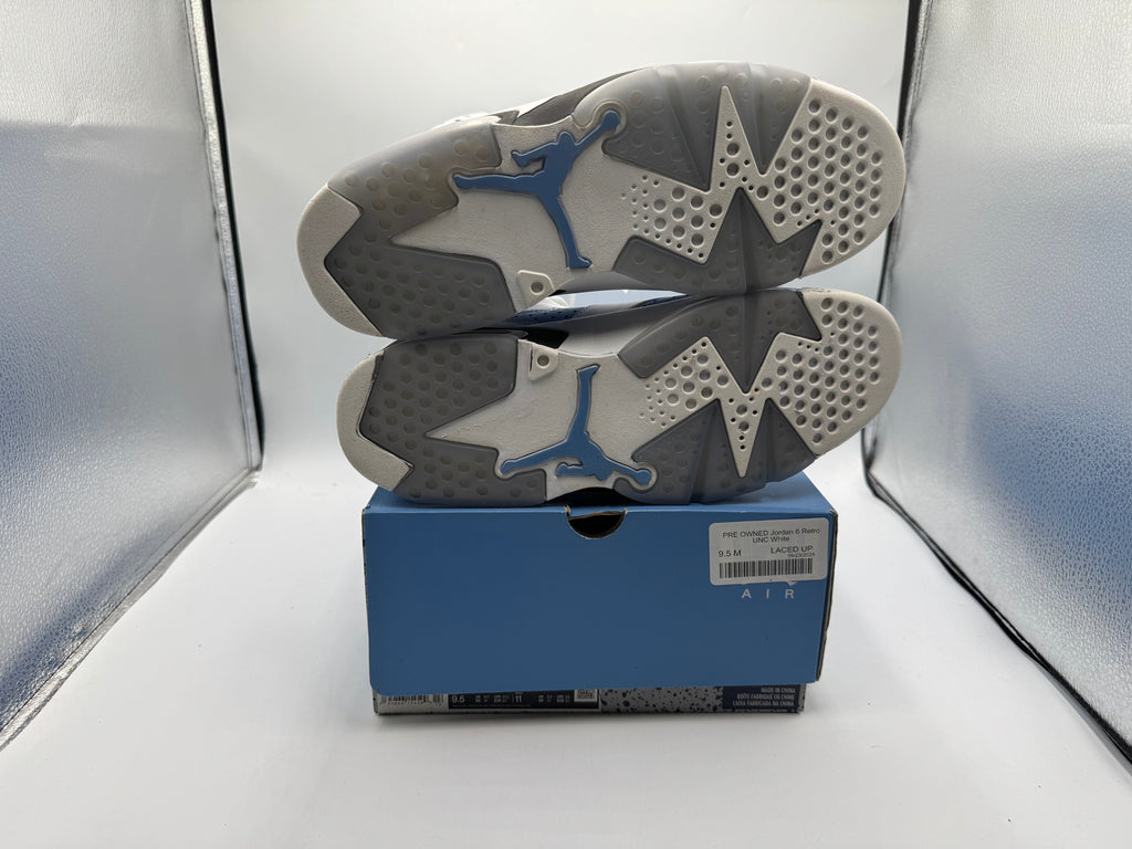 PRE OWNED Jordan 6 Retro UNC White