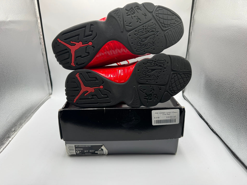 PRE OWNED Jordan 9 Retro Chile Red