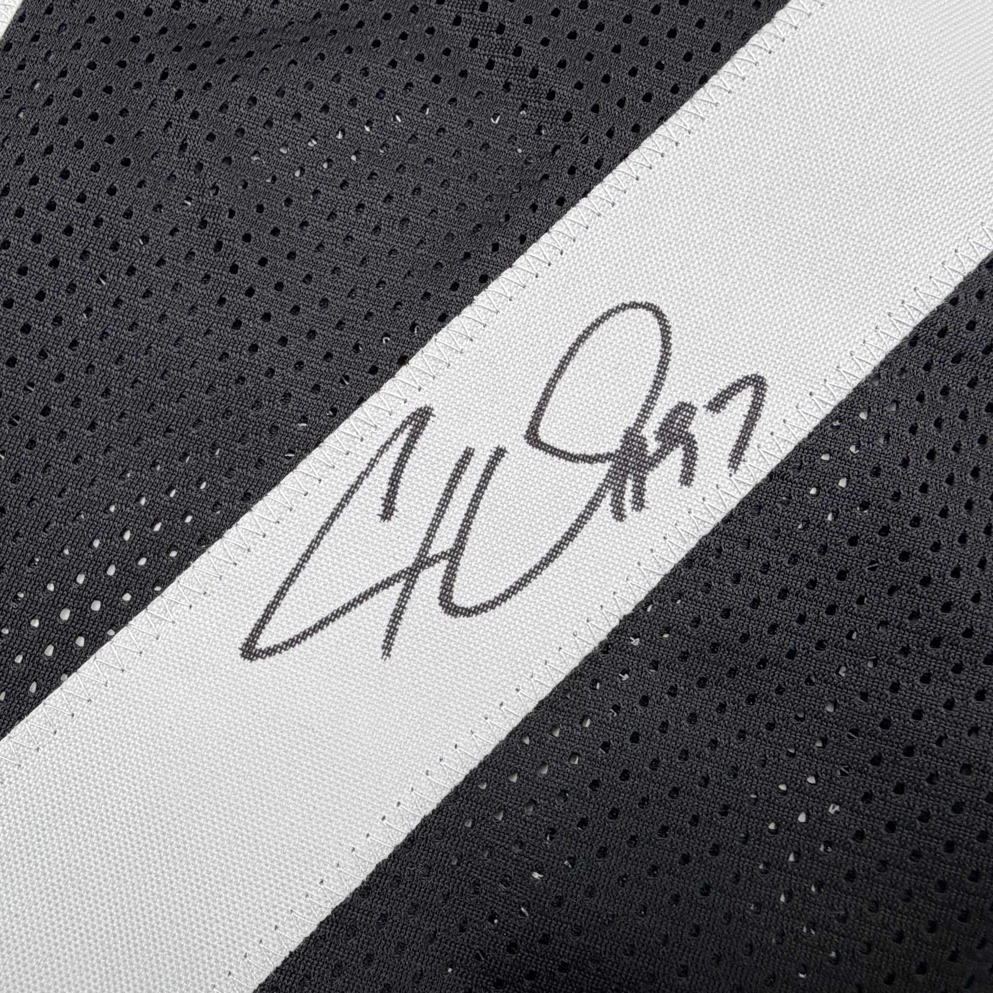 Autographed/Signed Cameron Cam Heyward Pittsburgh Black Football Jersey Beckett BAS COA