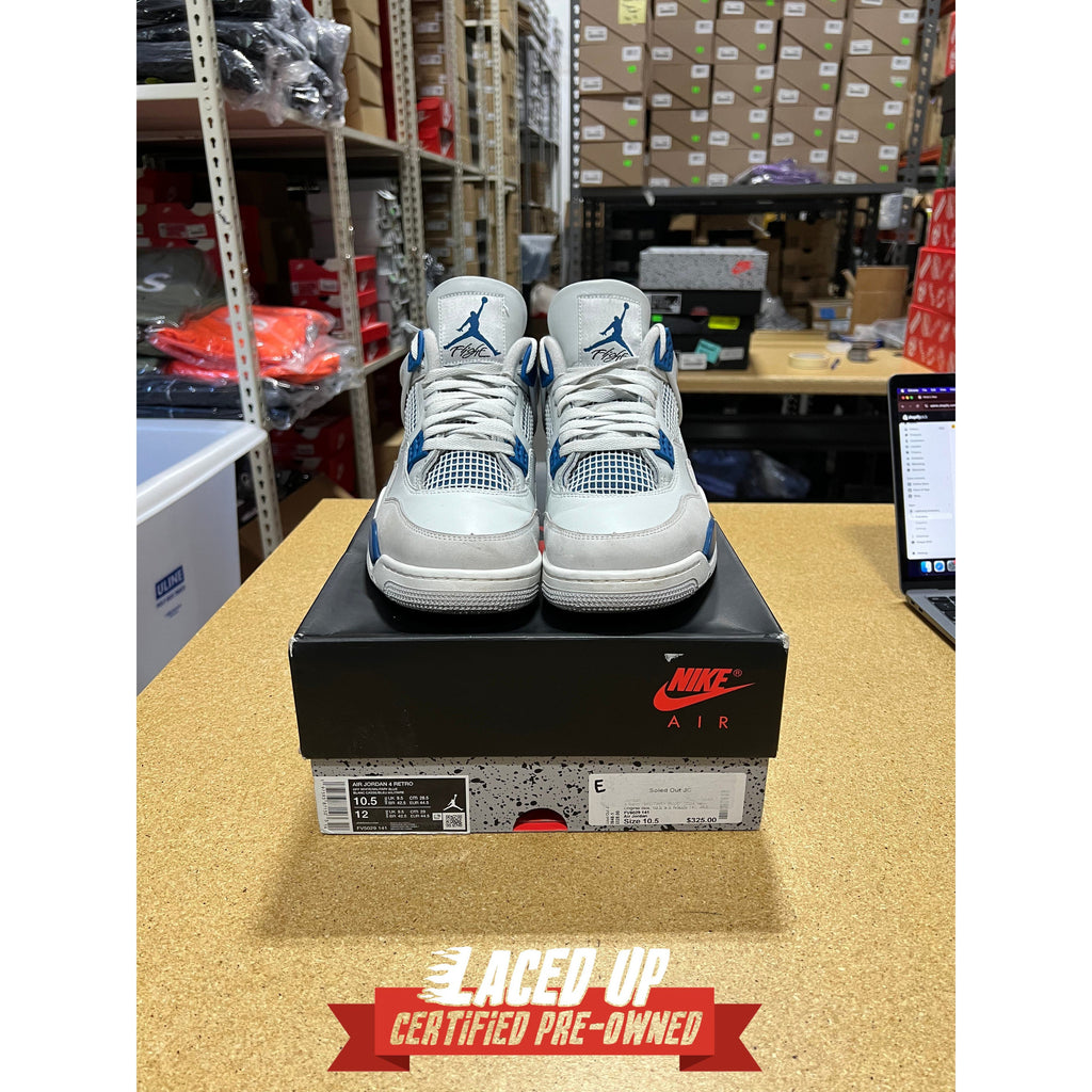 PRE OWNED Jordan 4 Retro Military Blue (2024)