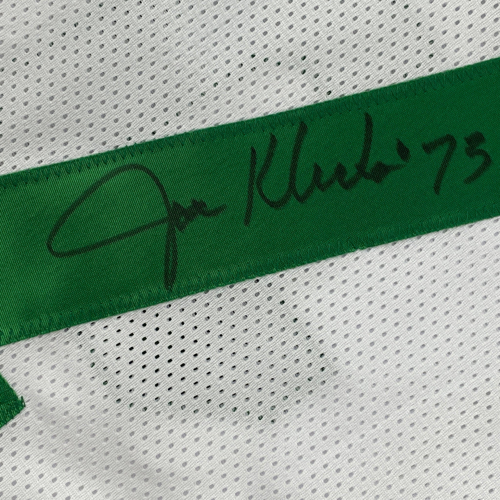 Autographed/Signed Joe Klecko New York White Football Jersey JSA COA