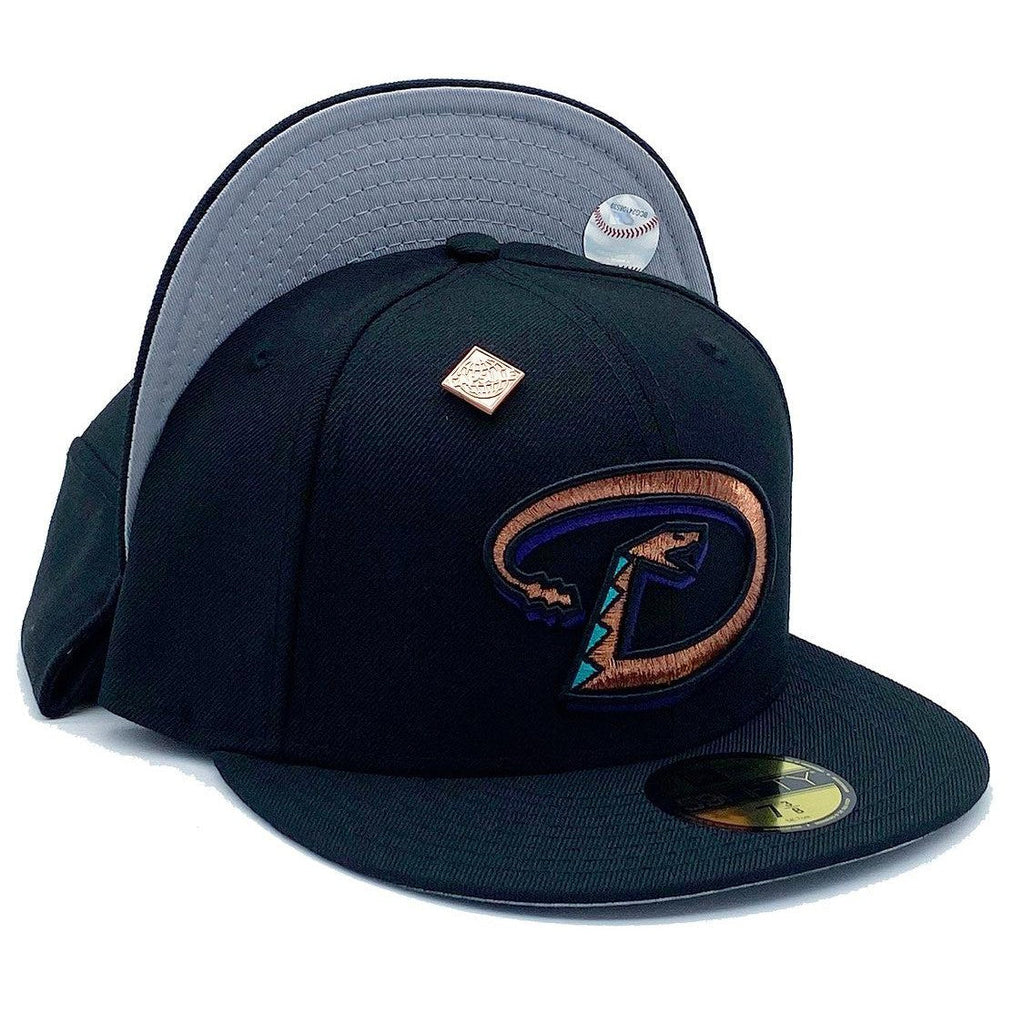 Arizona Diamondbacks 1999 Cooperstown Basics Black / Grey Fitted Hat
