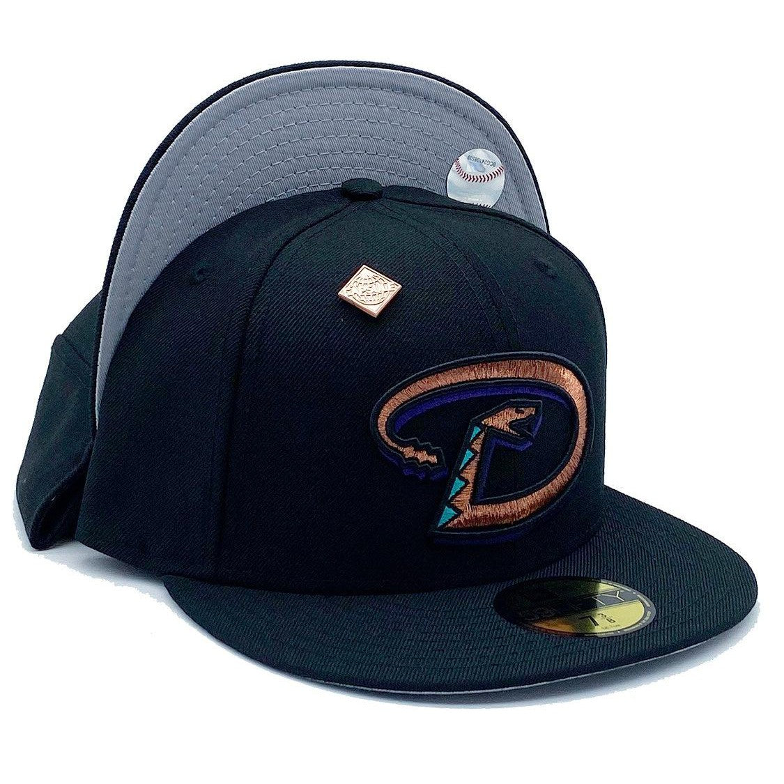 Arizona Diamondbacks 1999 Cooperstown Basics Black / Grey Fitted Hat